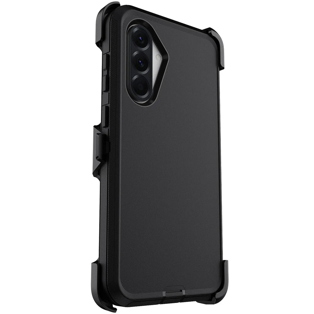 Black Heavy Duty Shockproof Samsung Galaxy A06 / A36 / A56 Case – Rugged 3-in-1