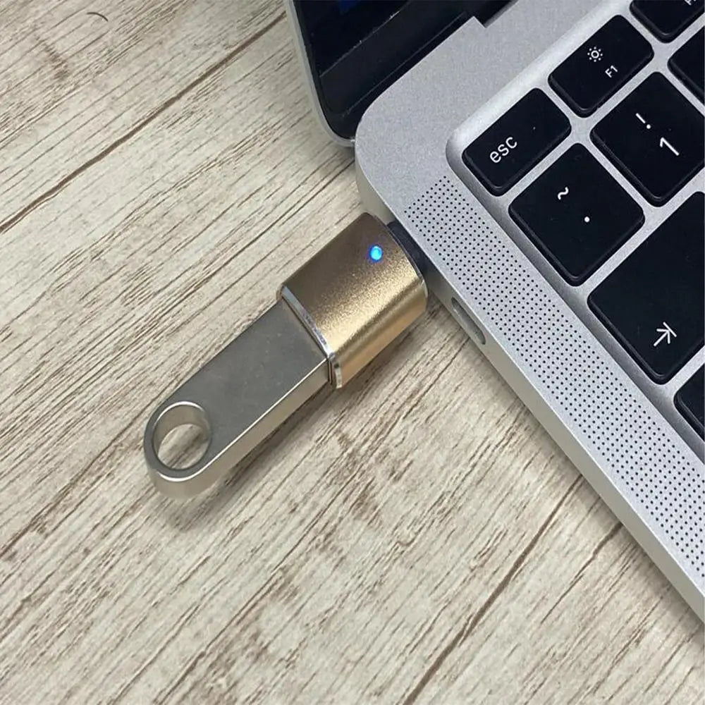USB 3.0 OTG adapter USB C to USB A converter suitable for MacbookSamsung XiaomiHuawei LED USBC OTG connector