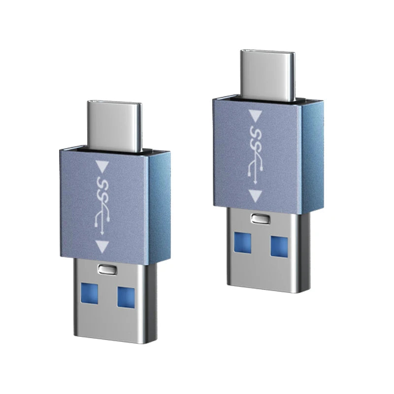 USB 3.1 to Type-C OTG Adapter – 90° Fast Charging & Data Converter, 10Gbps Computers and Phones