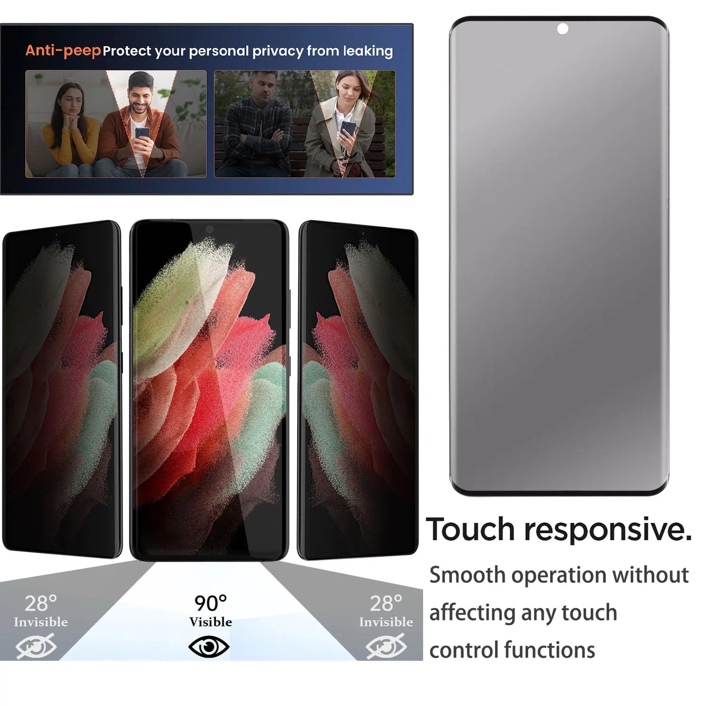 4-Pack Samsung Galaxy S21 Series Case & Screen Protector Set
