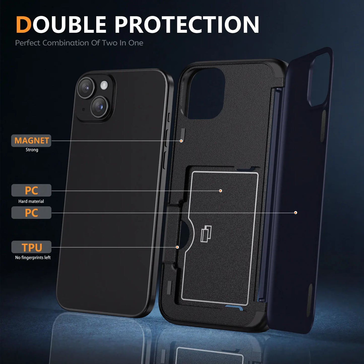 iPhone 13 Series Hybrid Rugged Case – Protective Kickstand Cover