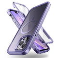 iPhone 14 Pro Case 6.1" (2022 Release) UB Edge Mag Slim Frame Clear Protective Case with Built-in Screen Protector