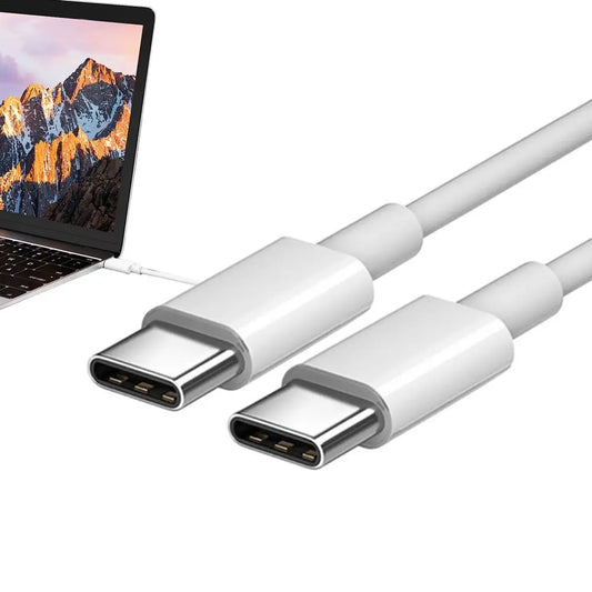 USB-C to USB-C Fast Charging Cable – 120W, 6A, Dual Type-C Connectors for Laptops, Tablets, Phones