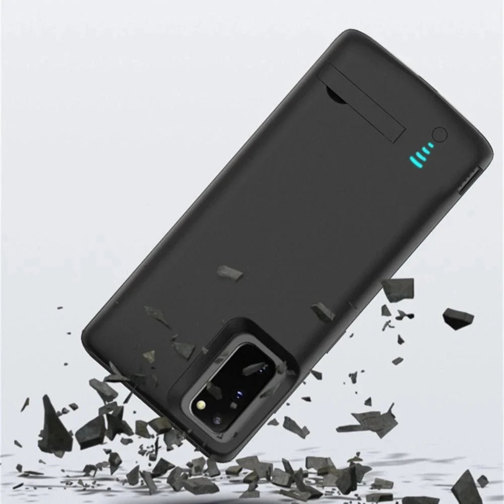 Samsung Galaxy Battery Case 10000mAh – for S10/S20/S21/S22+/ Ultra and Note 8–10 – Power Bank Paddle Back Cover