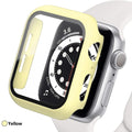 Tempered Glass Screen Protector + Case Cover for Apple Watch Ultra/SE (Series 3–8) – 41mm/44mm/45mm/49mm Compatible,  Watch Case Protector