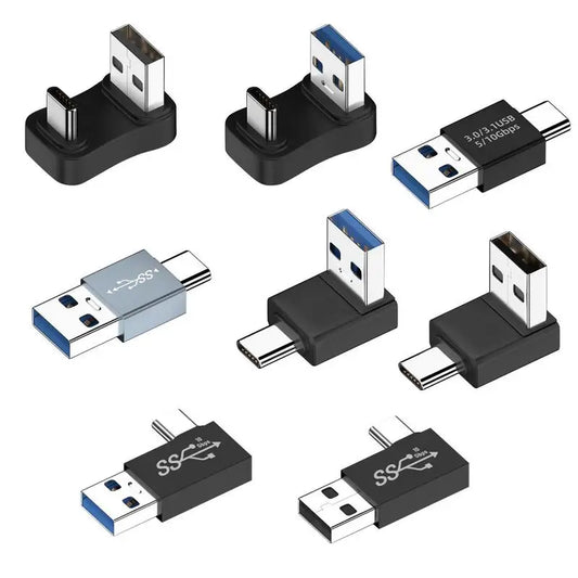 Mini USB-C OTG Adapter – Aluminum Shell, Male to A, Compact Data Sync & U Disk Accessory for Laptop