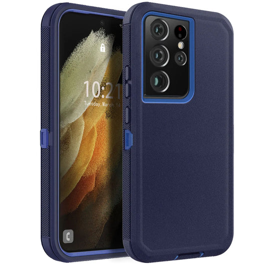 Blue Samsung Galaxy S21 Series Heavy Duty Case