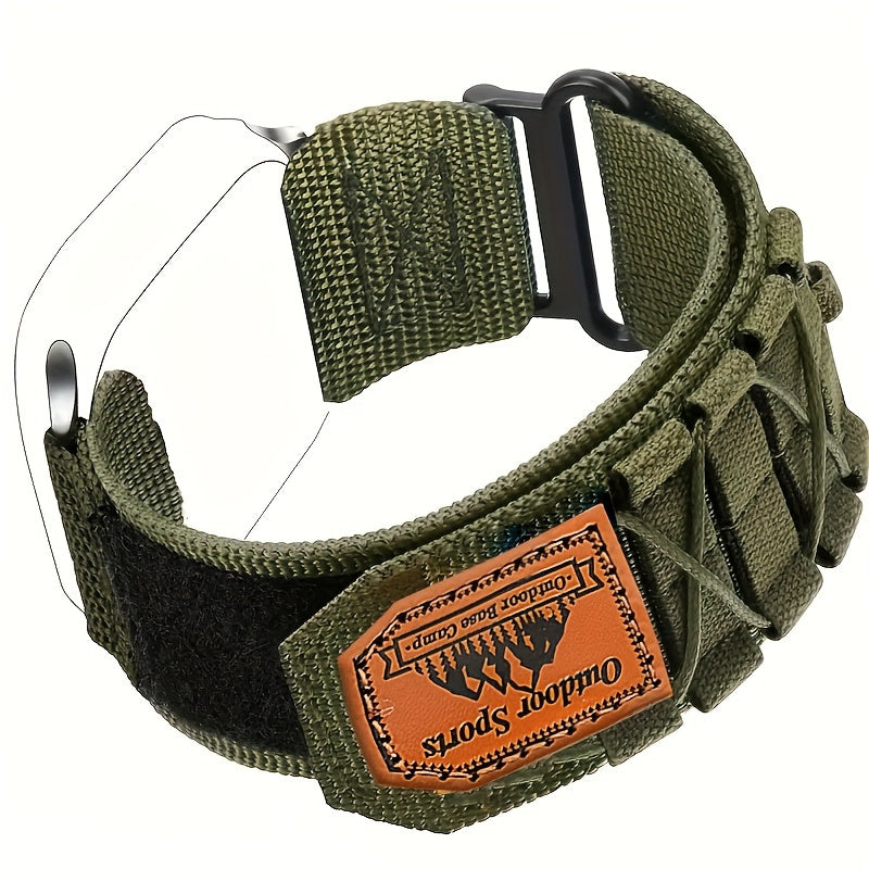 Rugged Alpine Loop Nylon Watch Band for Apple Watch Ultra & Series 9–1 – Durable Tactical Strap (49mm/ 42mm)