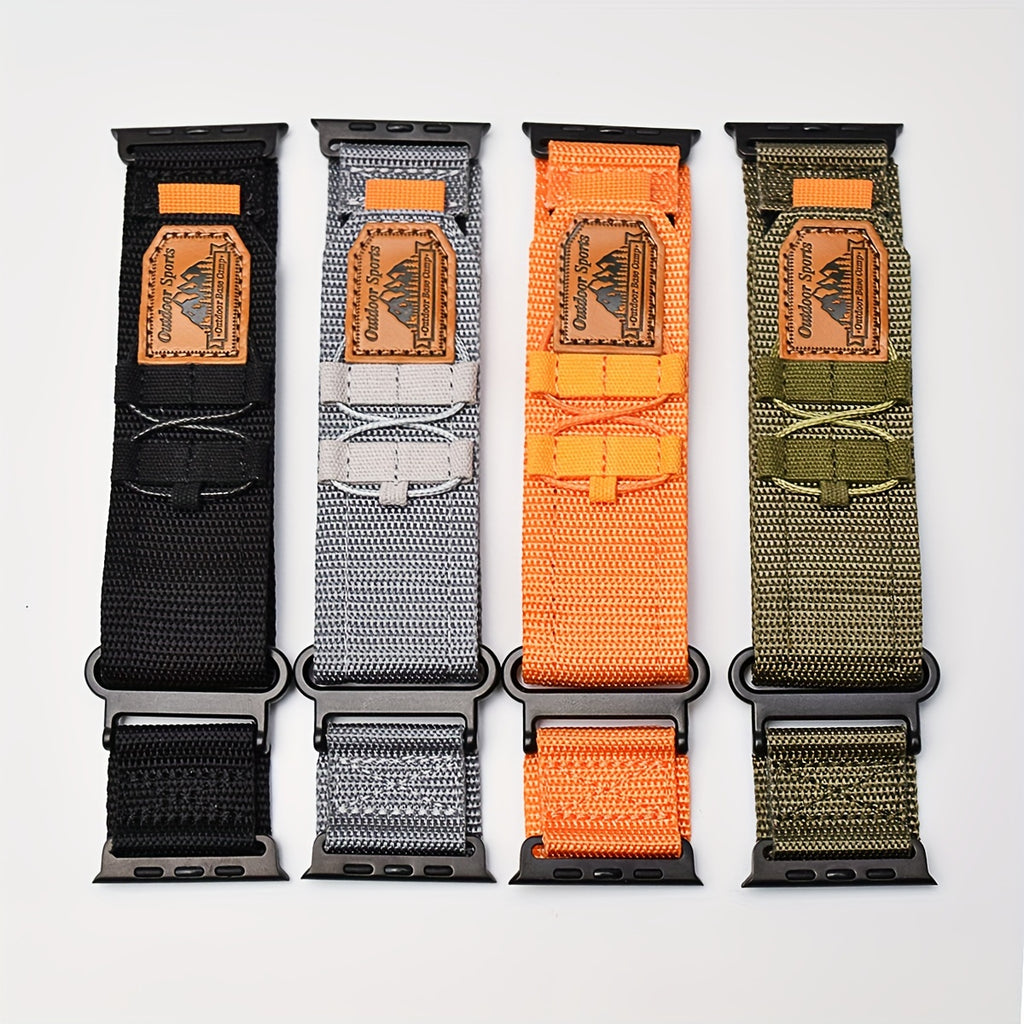 Rugged Alpine Loop Nylon Watch Band for Apple Watch Ultra & Series 9–1 – Durable Tactical Strap (49mm/ 42mm)