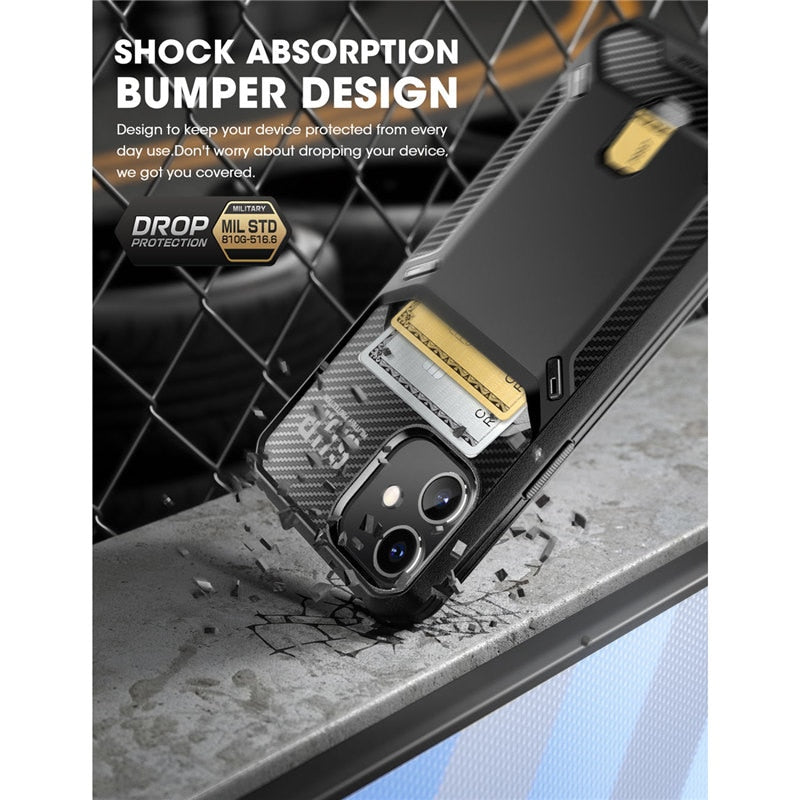Premium Wallet iPhone 12 Case Protector