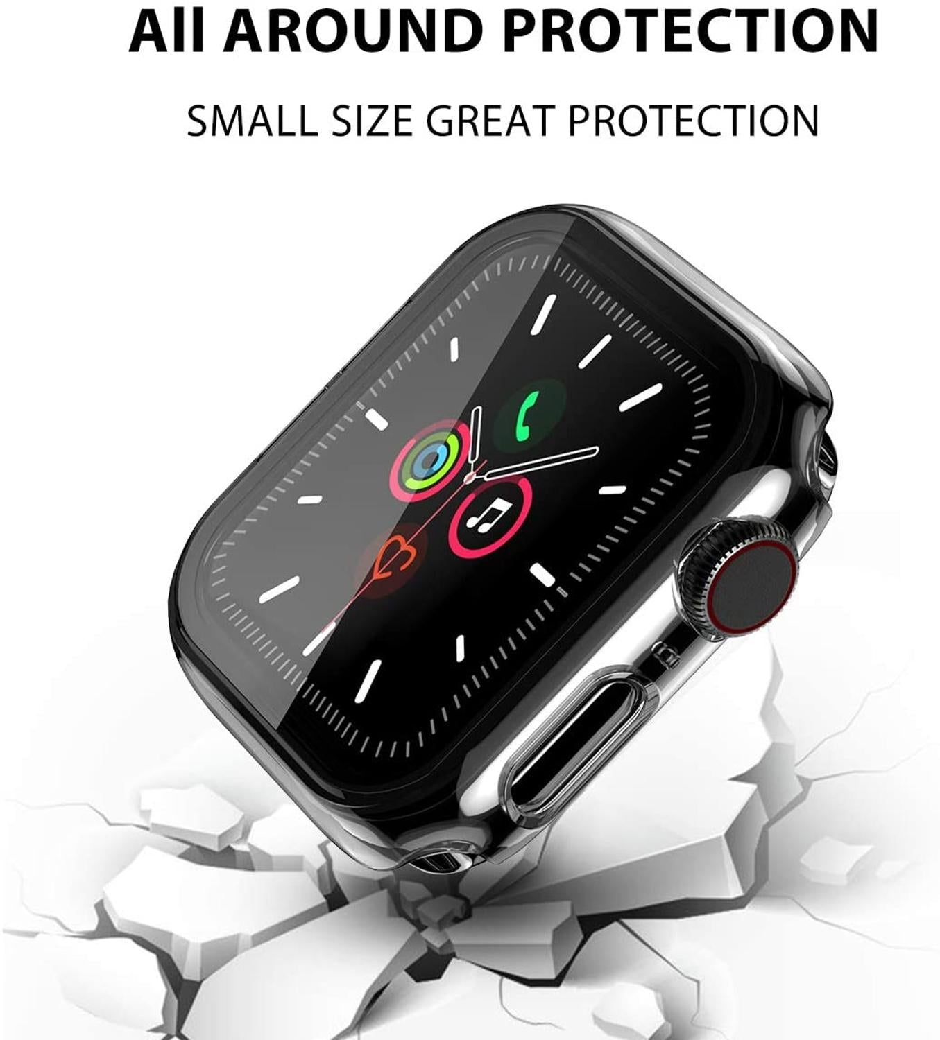 Apple Watch Case Protector Series 1 to 10 Sizes 30mm to 49mm Ultra/2