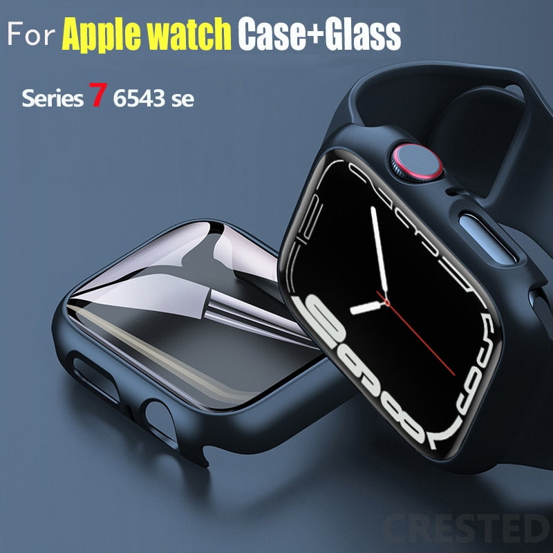 Glass+Cover Apple Watch Case iWatch cover