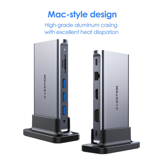 Premium USB Docking Station Type C Surface Dock Splitter